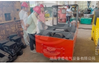 黑龍江金屬礦客戶來到湘潭電機車廠家進行參觀考察