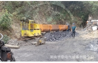 黑龍江2.5噸防爆湘潭電機車海外煤礦工作視頻